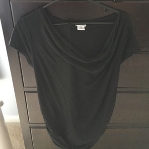 Black stretchy Motherhood Maternity top. Size M